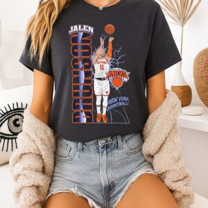 New York Knicks Jalen Brunson 2026 NBA Player Moment T-Shirt