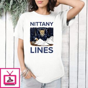 Nittany Lines Agostino Abbatiello Pledgescobar Penn State White Out T-Shirt
