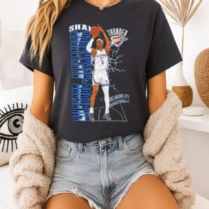 Oklahoma City Thunder Shai Gilgeous-Alexander 2026 NBA Player Moment T-Shirt
