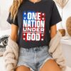 One Nation Under God Distressed American Flag T-Shirt