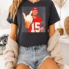 Patrick Mahomes Holding Beer Middle Finger T-Shirt