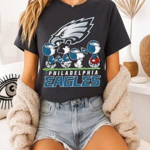 Peanuts Philadelphia Eagles Football Walk 2026 T-Shirt