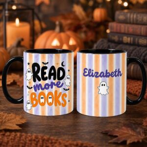 Personalized Name Read More Books Mug