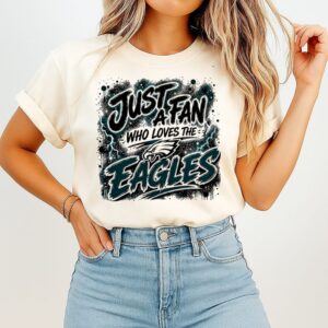Philadelphia Eagles NFL Just A Fan Who Loves The Logo T-Shirt