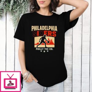 Philadelphia Sixers Vintage Dribble T-Shirt