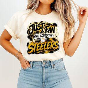 Pittsburgh Steelers NFL Just A Fan Who Loves The Logo T-Shirt