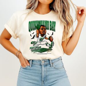 Quinyonamo Bay Maximum Security Philadelphia Eagles Caricature T-Shirt