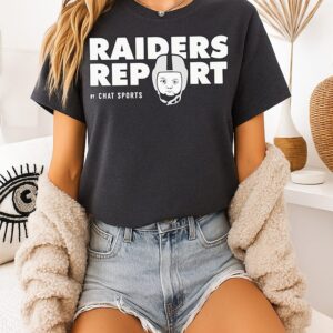 Raiders Report Las Vegas Riaders NFL Football T-Shirt