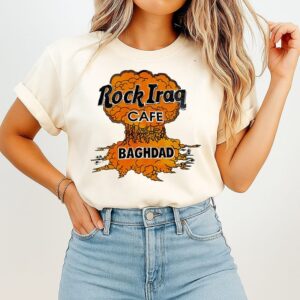 Rock Iraq Cafe Baghdad Nuclear Explosion T-Shirt