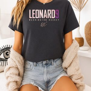 Ryan Leonard Washington Capitals Elite Signature T-Shirt