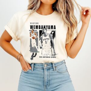 San Antonio Spurs Victor Wembanyama 2026 NBA Highlights Signatures T-Shirt