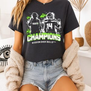 Seahawks Today Champions Mission Over Bulls T-Shirt