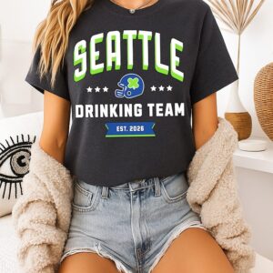 Seattle Drinking Team Est 2026 St Patrick’s Day T-Shirt