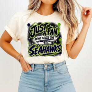 Seattle Seahawks NFL Just A Fan Who Loves The Logo T-Shirt