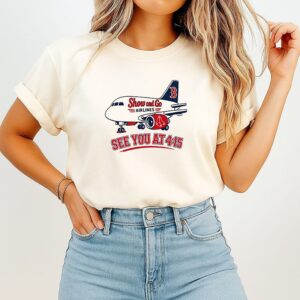 Show ’em Go Bananas See You At 415 Boston Baseball Bullpen T-Shirt