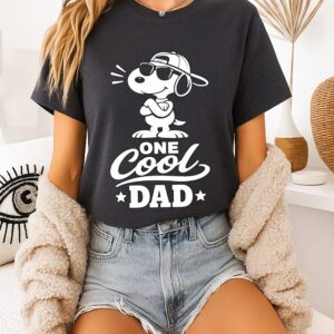 Snoopy One Cool Dad Peanuts Father’s Day T-Shirt