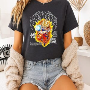 Son Goku Dragon Ball Z Super Saiyan Anime T-Shirt