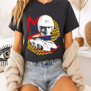 Speed Racer Motors Mach 5 Car And Racer T-Shirt