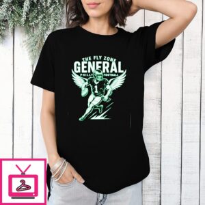 The Fly Zone General Jalen Hurts Philadelphia Eagles T-Shirt