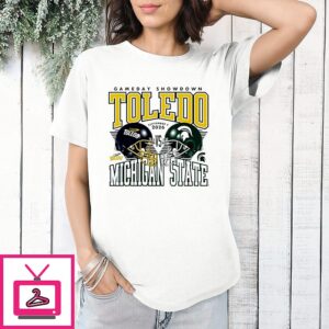 Toledo Vs Michigan State Gameday Showdown 2026 Helmet T-Shirt