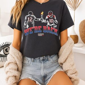 Tom Brady And Mac Jones We Are Back New England Patriots T-Shirt
