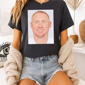 Ty Johnson Joe Brady Mug Shot T-Shirt