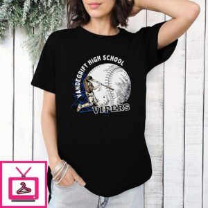 Vandegrift Crown Trio Baseball Highschool Graphic T-Shirt