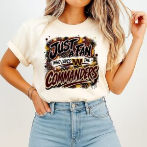 Washington Commanders NFL Just A Fan Who Loves The Logo T-Shirt