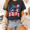 Wild Whale Stars And Stripes Simply Soccer T-Shirt