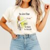 You Are Fine Go Back To Class Sophie Cunningham Indiana Fever Pointing T-Shirt