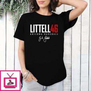 Zack Littell Arizona Diamondbacks Elite Signature T-Shirt