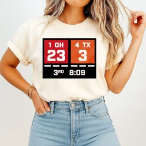 4 Texas Longhorns 3-23 Ohio State 1 2026 Score 3rd T-Shirt