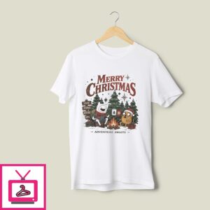 Adventure Time Merry Christmas Adventure Awaits T-Shirt