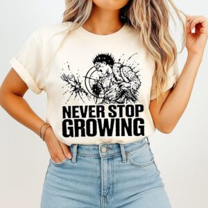 Akira Tetsuo Never Stop Growing Anime T-Shirt
