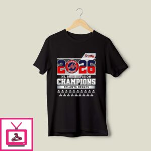 Atlanta Braves 2026 Nl East Division Champions 19 Time T-Shirt