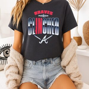 Atlanta Braves Clinched 2026 Mlb Postseason Locker Room T-Shirt
