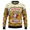 Beer Christmas Sweater, Funny Santa Ugly Xmas Jumper