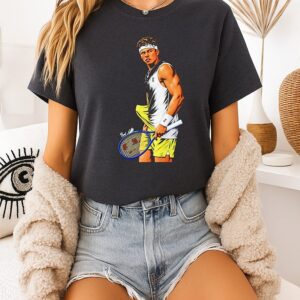 Ben Shelton Tennis Player 2026 Cartoon Signature T-Shirt