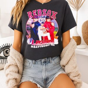 Boston Red Sox Legends Abreu And Duran Collage T-Shirt