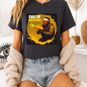 Call Of Mustard Soldier With Mustard Gun T-Shirt