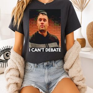 Charlie Kirk I Can’t Debate Change My Mind T-Shirt