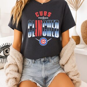 Chicago Cubs 2026 Mlb Postseason Clinched T-Shirt