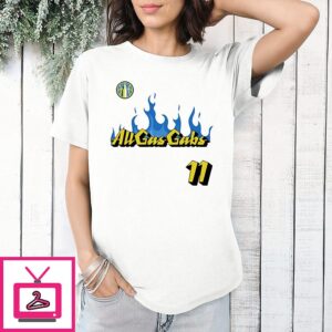 Chicago Sky All Gas Gabs Logo T-Shirt