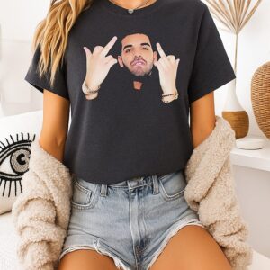Drake Double Middle Finger T-Shirt