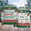 Emotional Support Coworker Ugly Christmas Sweaters