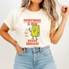 Everything Is Free If You Are Brave Enough Paper Bag Character T-Shirt