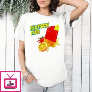 Flutschfu� Strawberry And Orange Ice Cream T-Shirt