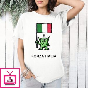 Forza Italia Green Goblin Mascot Italy Italian T-Shirt