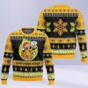 Funny This Is Fine Ugly Christmas Sweater – Dog Meme Holiday Pullover