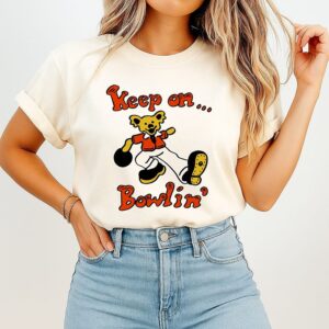 Grateful Dead Dancing Bear Keep On Bowlin’ T-Shirt